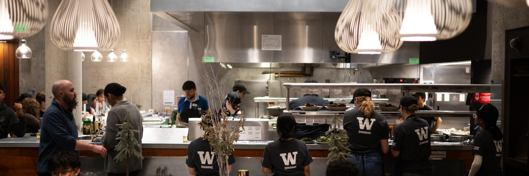 HFS Dining Staff in Kitchen Service Area