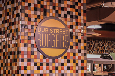 Husky Den DUB Street Burger counter