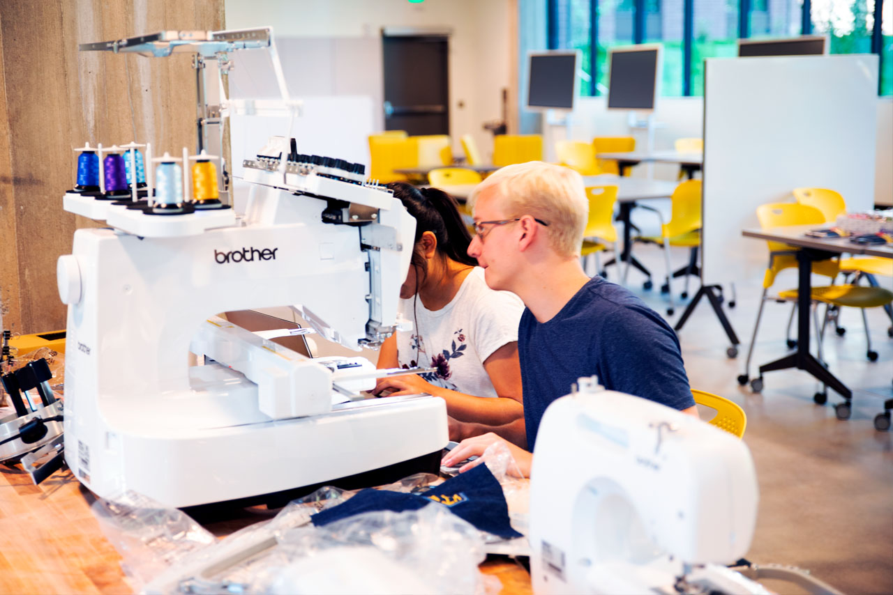 The Mill maker space in McCarty Hall