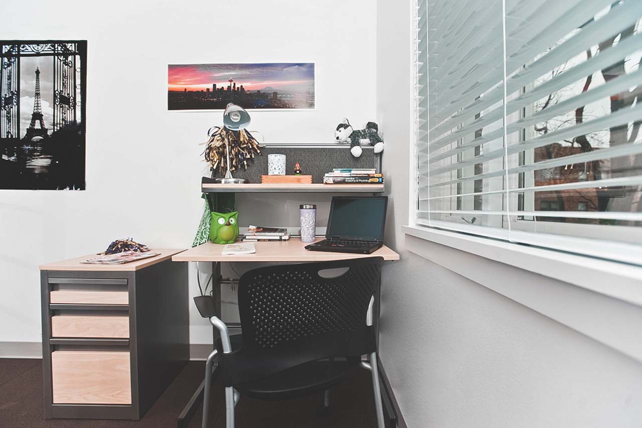 Maple Hall double room desk