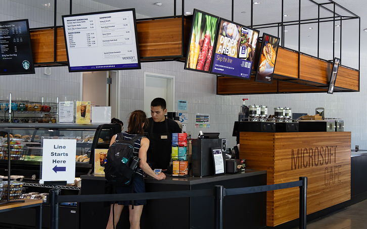Image for dining location "Microsoft Café"