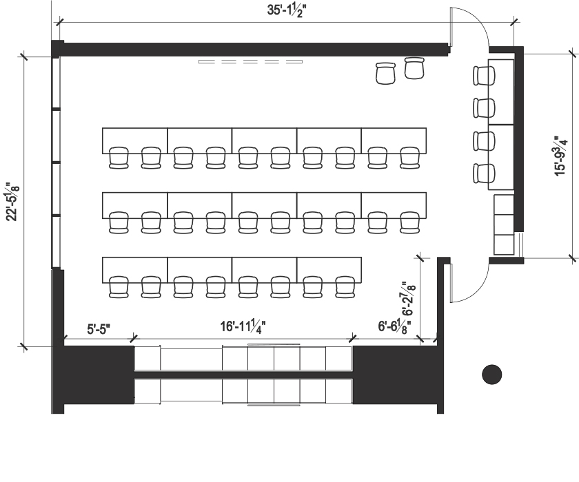 Image of Alder Hall 106, Room Set "Standard"